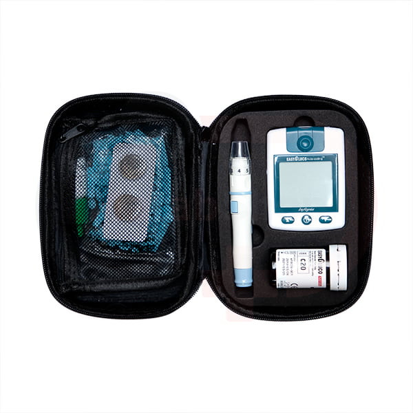 دستگاه تست قند خون ایزی گلوکو به همراه پنجاه عدد نوار
